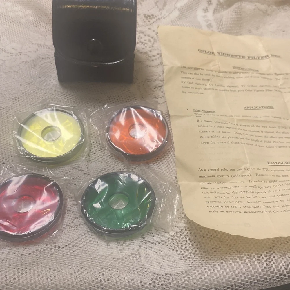 Pro Color Vignette filters set with case.